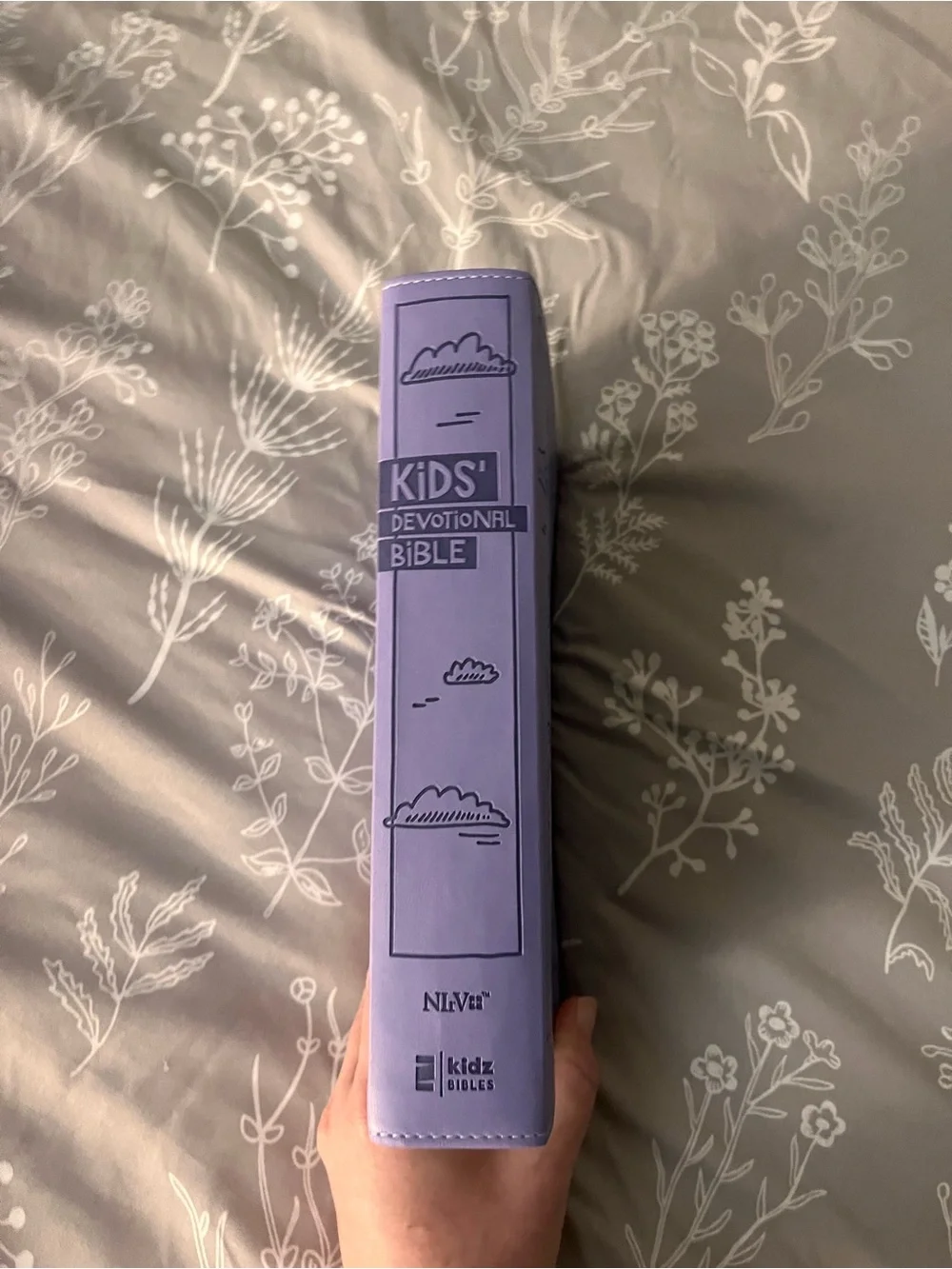 Kids' Devotional Bible - Purple Butterfly Cover